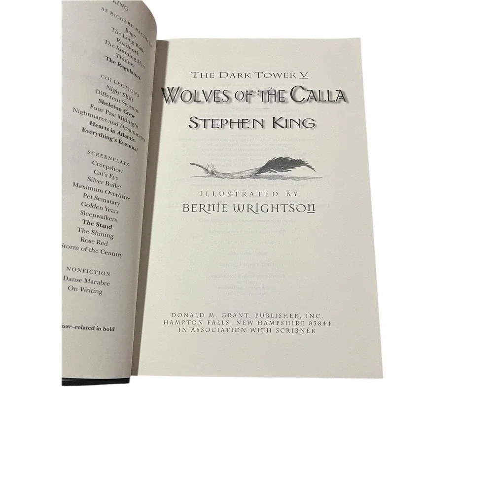 Wolves of the Calla by Stephen‎ King (2003, Hardcover) 1ST Trade Edition DJ
